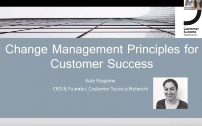 Change Management for Customer Success