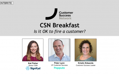 CSN Breakfast: is it OK to fire a customer?