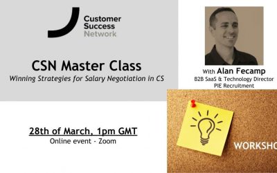 CSN Master Class: Winning Strategies for Salary Negotiation in CS