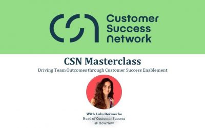 CSN Master Class: Driving Team Outcomes through Customer Success Enablement